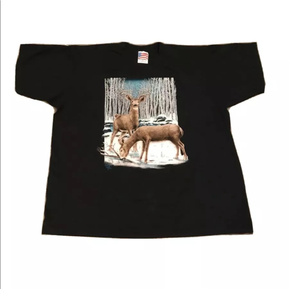 Vintage San Marcos Deer Tee Shirt SZ XL
